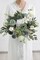 Green Artificial Flowers Combo Set Fake Flower Leaf Box with Stemst for DIY Wedding Bridal Bouquet, Centerpieces, Home Decor, Floral Arrangement Decor(Forest Green)